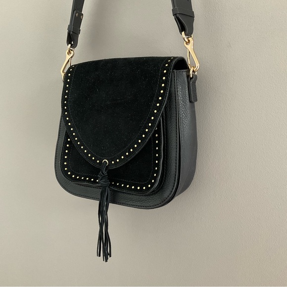 Vince Camuto Artera Saddle Leather/Suede Shoulder Bag. Like new. - Picture 4 of 13